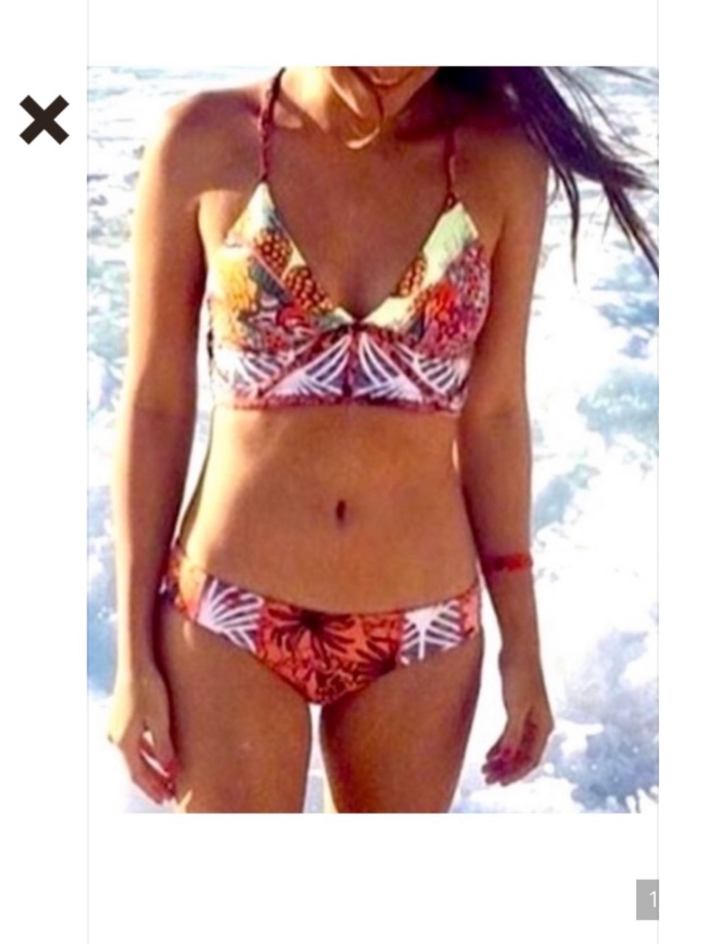 (BOTTOMS) Maaji Dance Fever Reversible Bikini Bottoms.